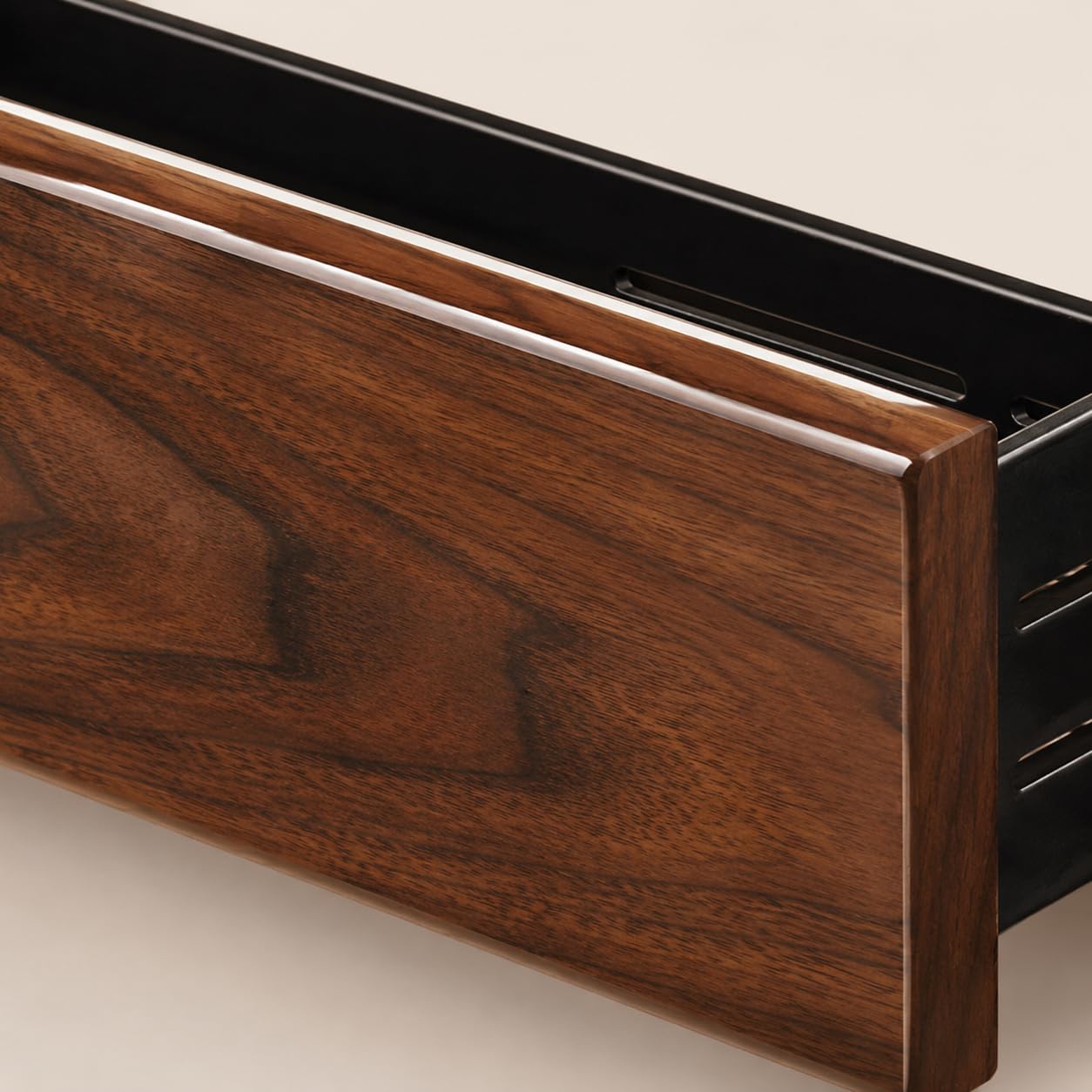 Gewürzregal Wandmontage, Dunkelbraun Küchenregal für Gewürze, Eleganter Gewürz Organizer aus Holzmaterial, Perfekt für Küchenorganisation, 42cm