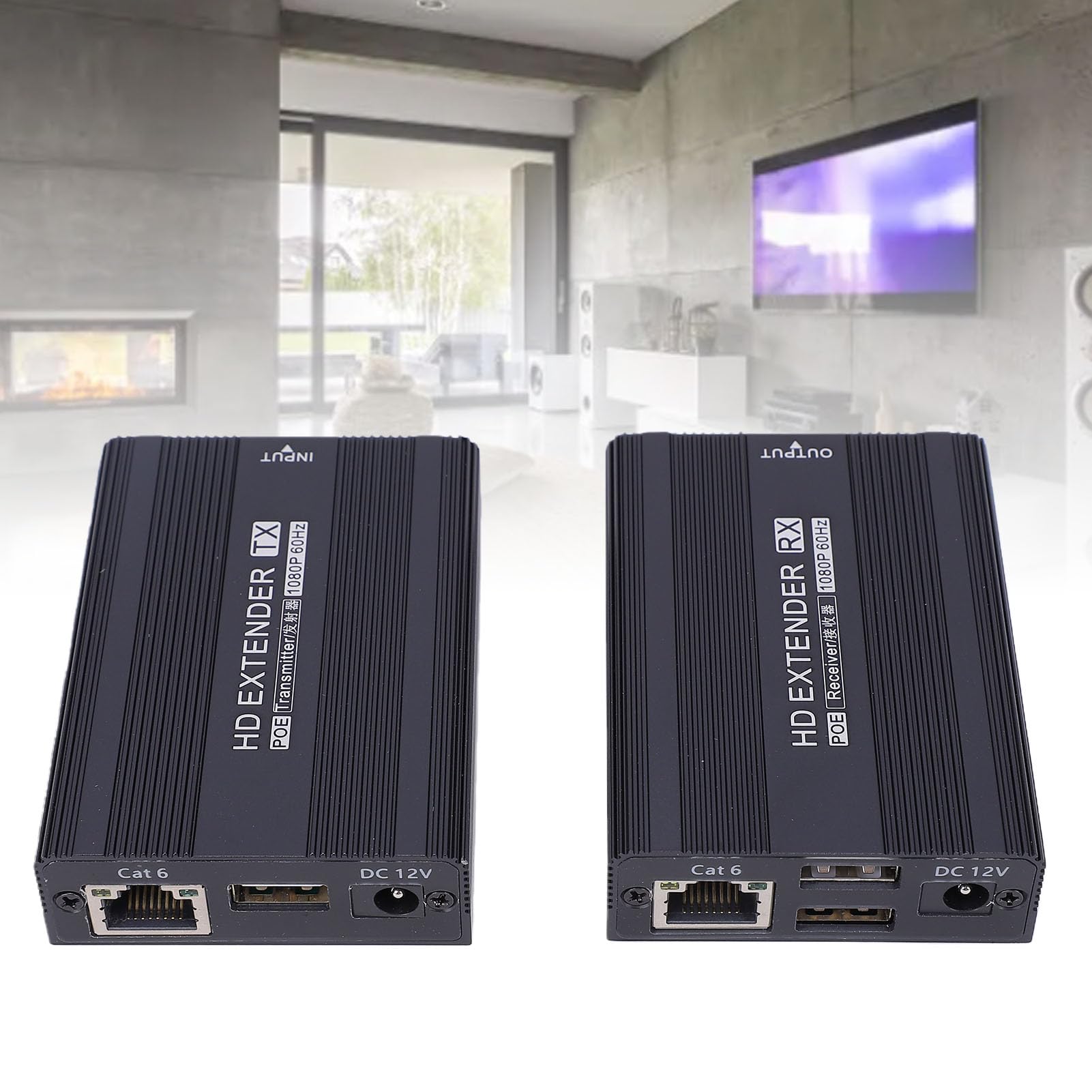 Sxhlseller Extension KVM pour Clavier, Souris et Télécommande 1080P