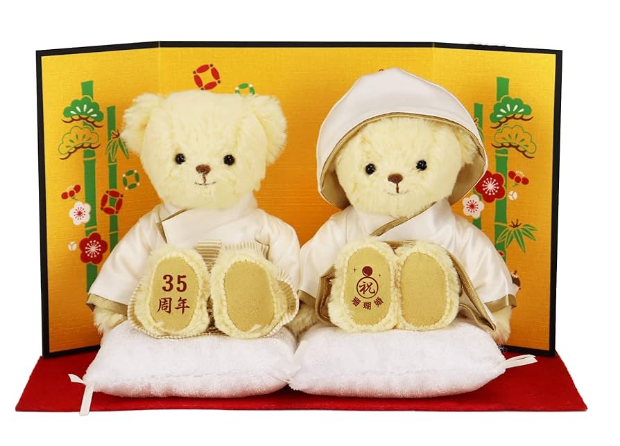 4℃ - テディベア　夫婦　結婚式 4℃ - テディベア 夫婦 結婚式の通販 by 333's shop｜ヨンドシー