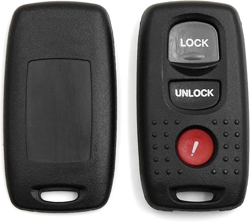 uxcell Nuevo 3 botones llavero control remoto caso Shell reemplazo KPU41794 para Mazda 6 2003-2005 para Mazda 3 2004-2009 disponible en Yaxa Guatemala