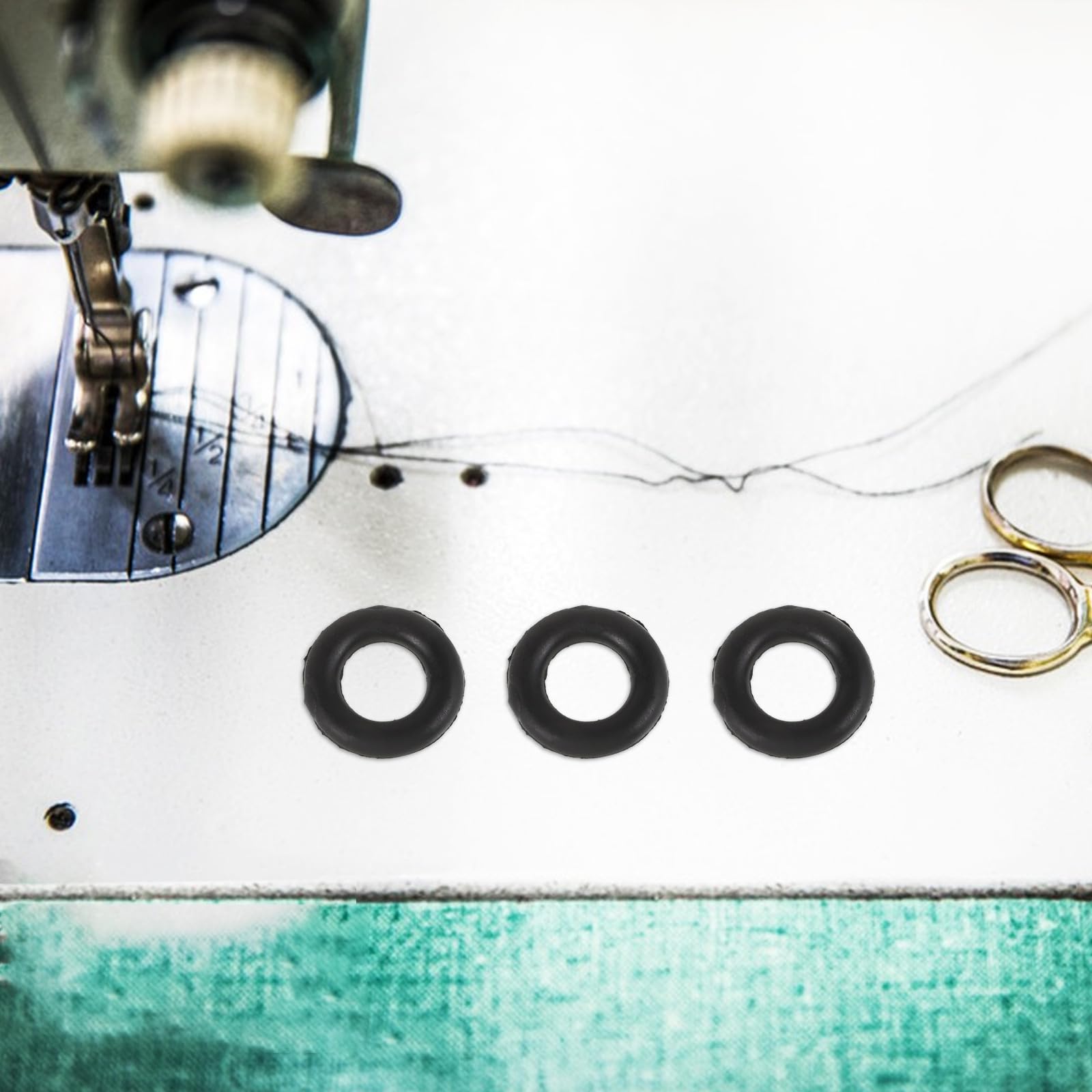 Artibetter 5Piezas Dedal De Goma Para Coser, Goma Para Máquina De Coser, Repuesto Práctico Compatible Con Butterfly, Flyingman Y Bee, Para Máquina De Coser Doméstica
