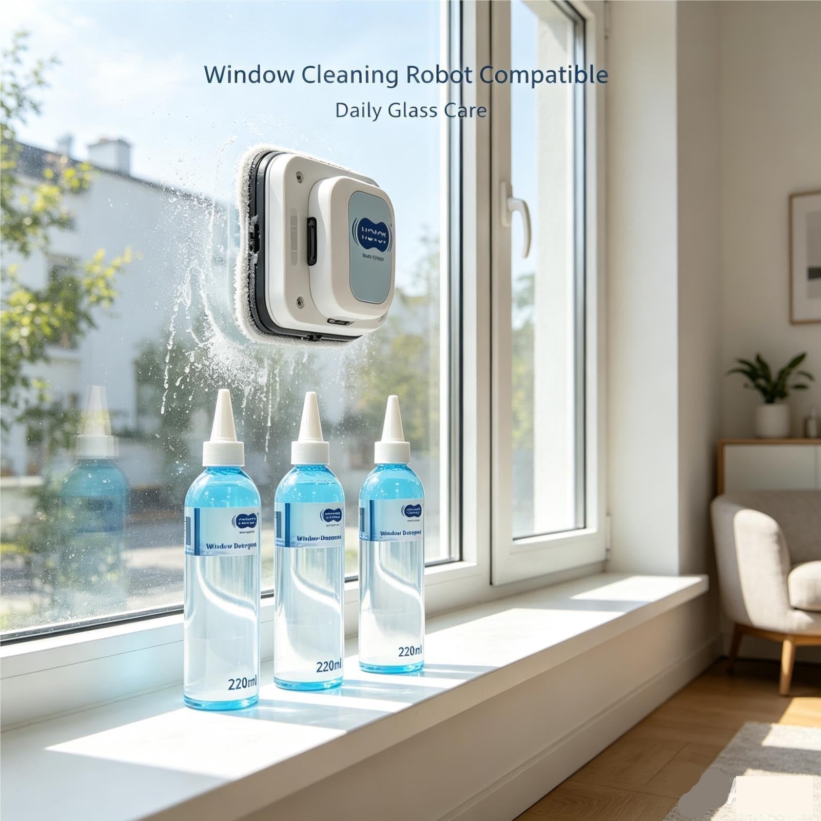 220ml.Compatible con HOBOT S7 Pro/S6 Pro/2S/298/168/188/198/358/R3