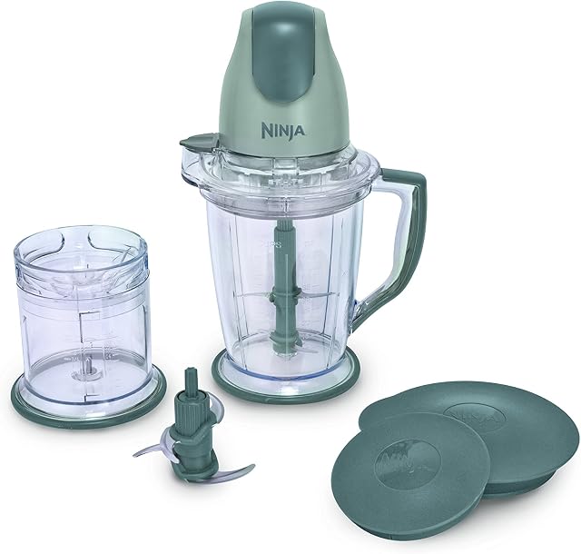 Ninja QB900BC, Master Prep to Crush, Blend, and Chop, Silver, 400W (Canadian Version), 48oz