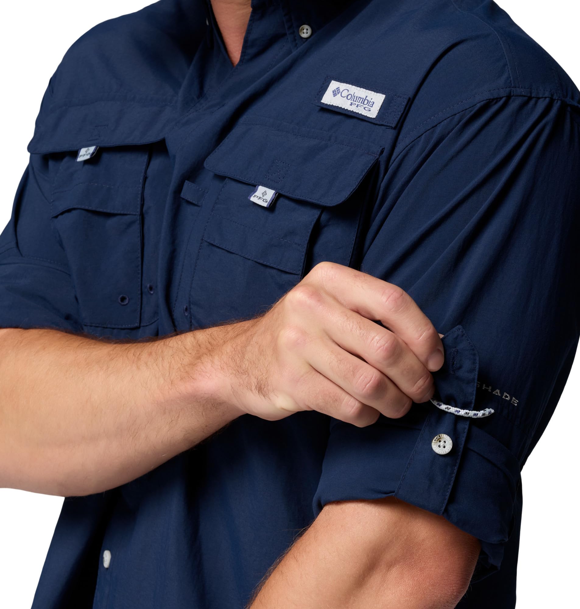 Columbia Męska koszula z długim rękawem Bahama 2, koszula z długim rękawem, Collegiate Navy, S