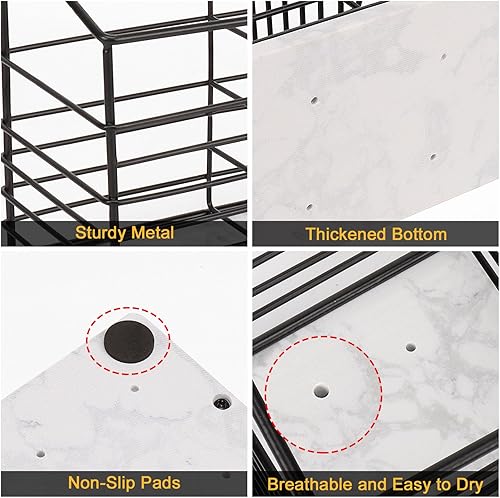 Miniatura 2 de Soporte de utensilios para encimera de cocina, soporte de utensilios de metal para encimera de cocina, almacenamiento de herramientas de cocina para