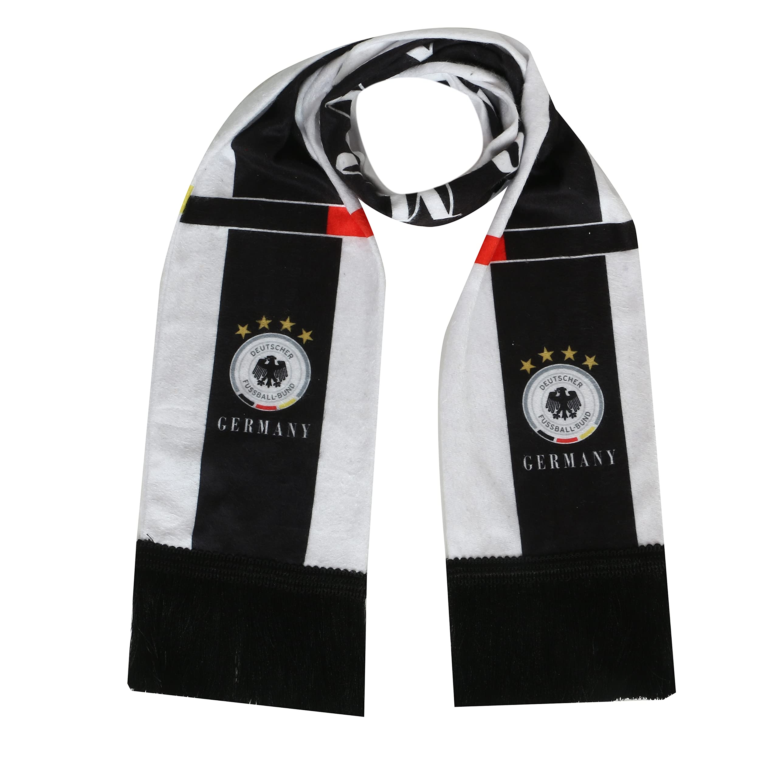 KD Soccer Winter Muffler Germany Football Scarf Country World Cup Fans Soccer Scarves velvet Fur Premium Fabric
