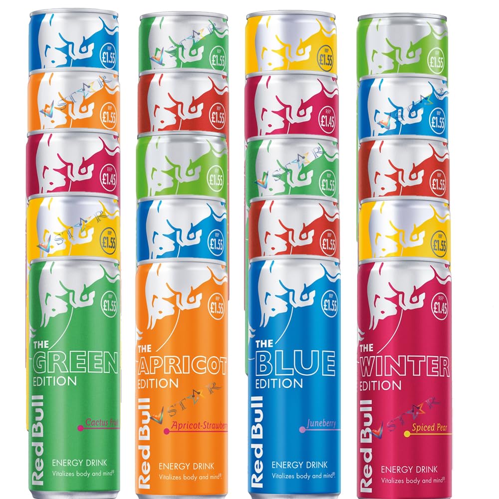 Random Mixed RedBull Energy Drink Pack PMP 250ml (6 Cans)