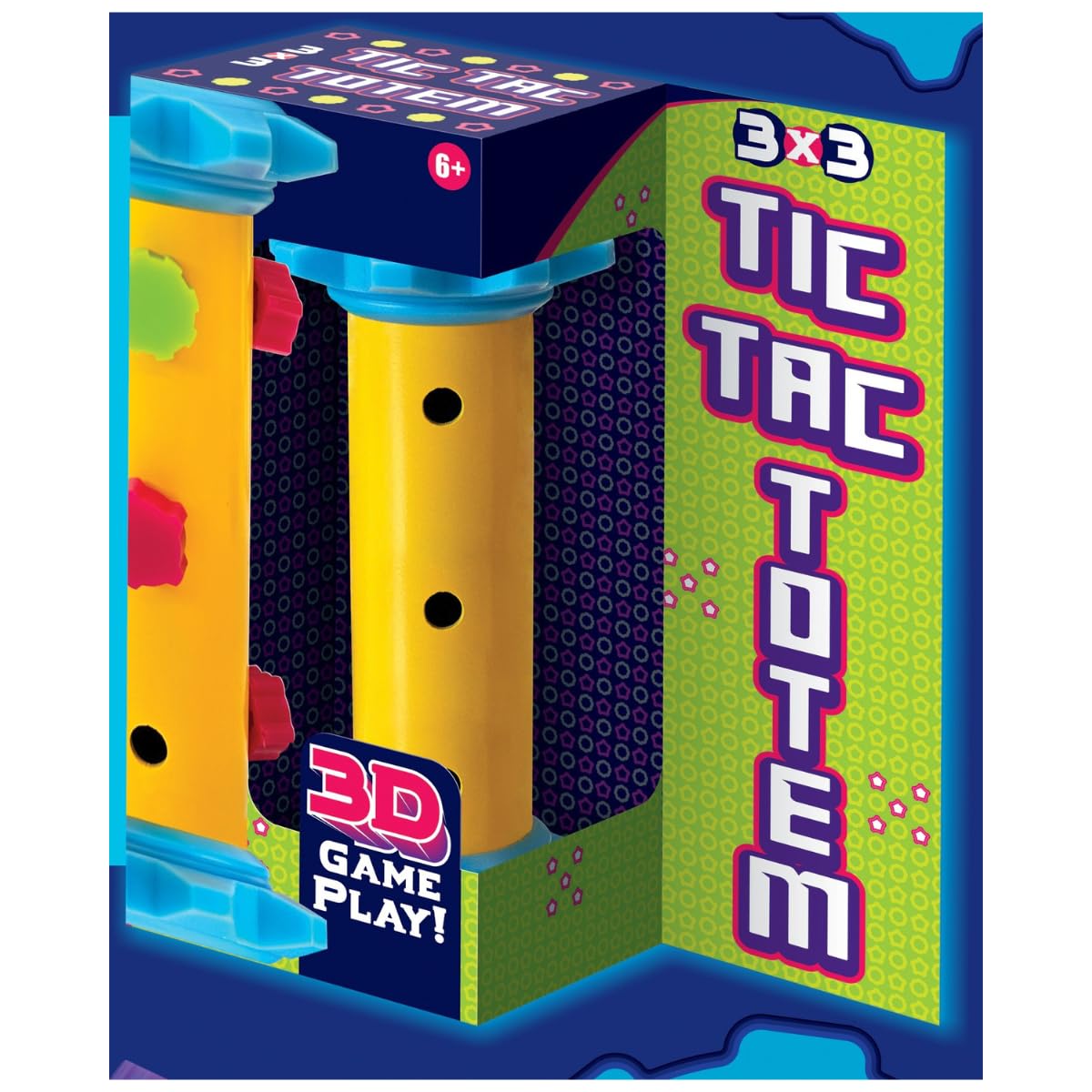 Blast Off! Challenge Your Mind with Tic Tac Totem: The Ultimate 3D Game for Strategy Enthusiasts! Ages 6+ (3X3)