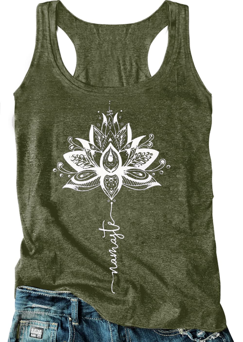Tank Tops for Women Summer Tank Tops Racerback Boho Graphic Tank Tops Womens Tops Dressy Casual Sleeveless Tops Trendy