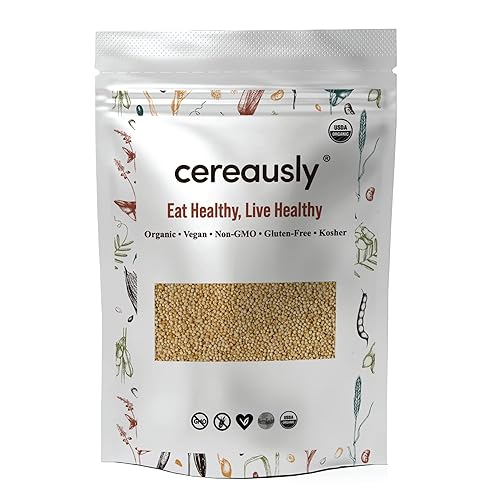 Miniatura 9 de CEREAUSLY Quinoa blanca orgánica a granel  10 libras  Restaurantes  Al por mayor  Boliviano  Royal  Sin OMG  Kosher  Sin gluten  Vegano