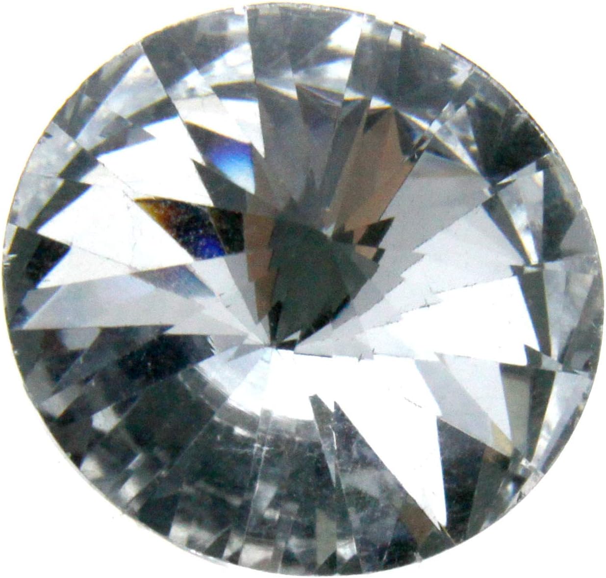 YINETTECH 20 Pcs Acrylic Crystal Diamante Gems 20 X 25mm Crystal UPHOLSTERY Buttons - Image 4