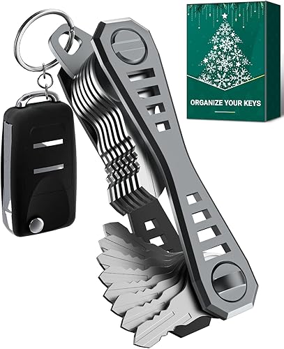 Miniatura 5 de Delantal de chef para hombre con 3 bolsillos y organizador de llaves, relleno de calcetines, regalos de cumpleaños de Navidad para hombres y mujeres