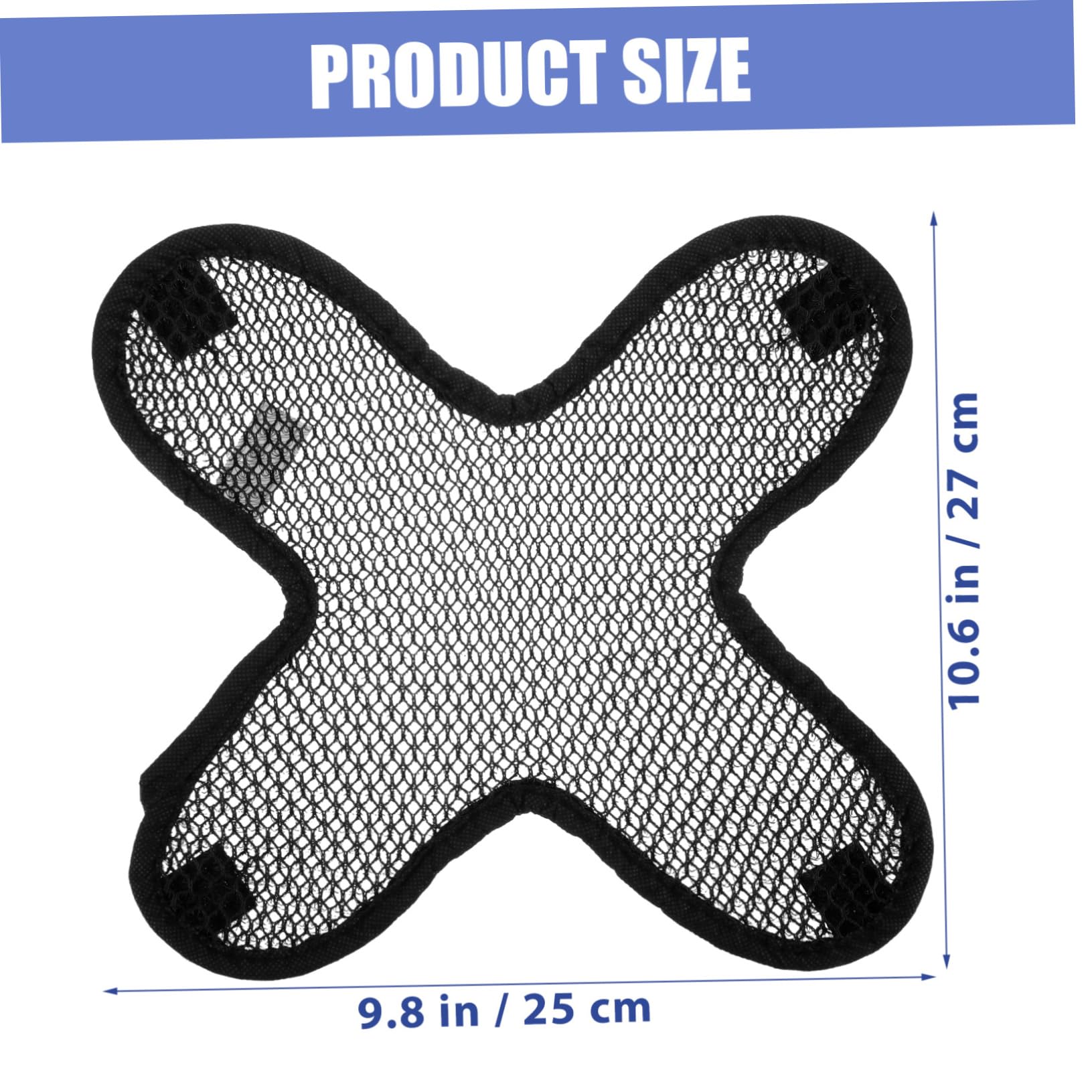 Toddmomy 2pcs Motorcycle Sweat Liner Pads Comfortable Breathable Cushion Durable Mesh Material Lightweight Protective Padding for Outdoor Cycling
