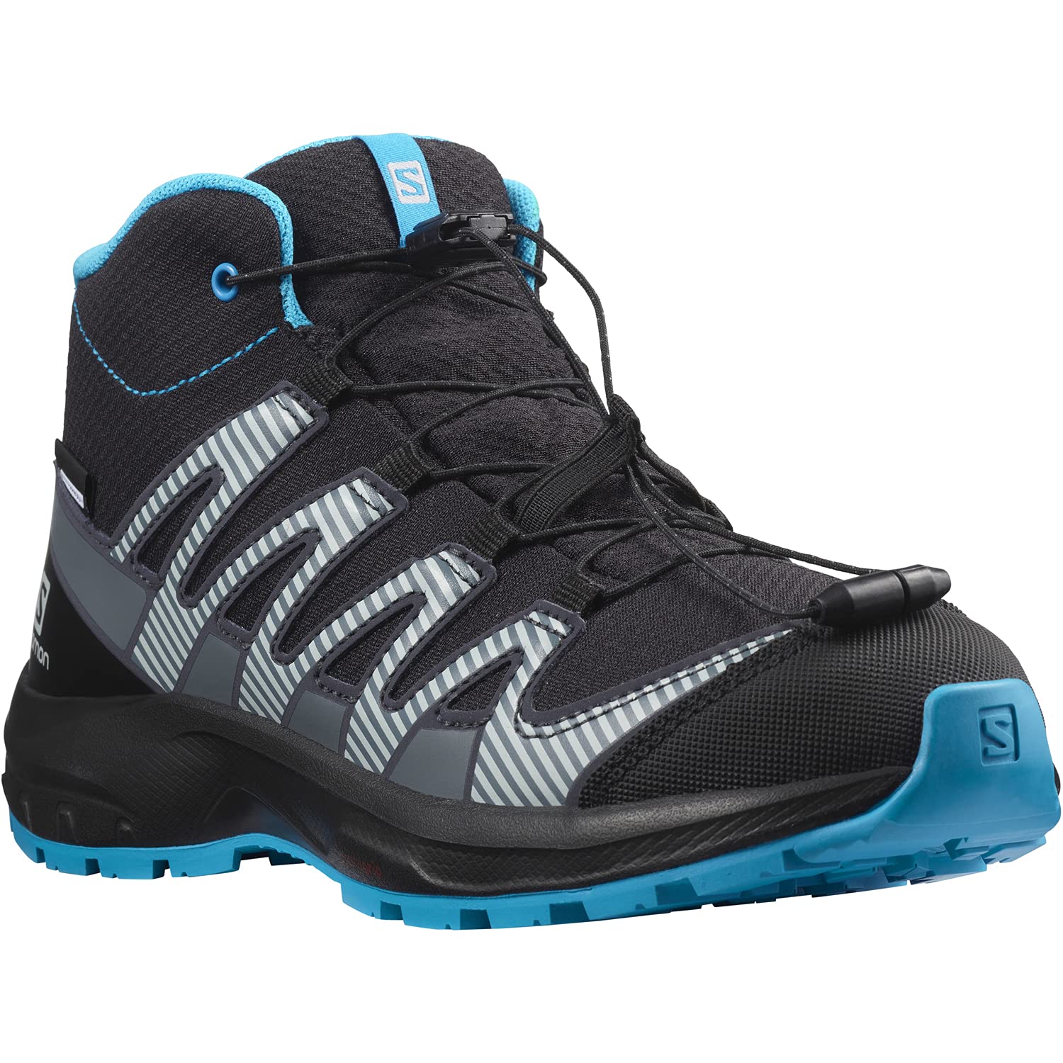 Salomon XA PRO V8 Mid Climasalomon Waterproof, Scarpe da Trail Running Unisex-Bambini e Ragazzi