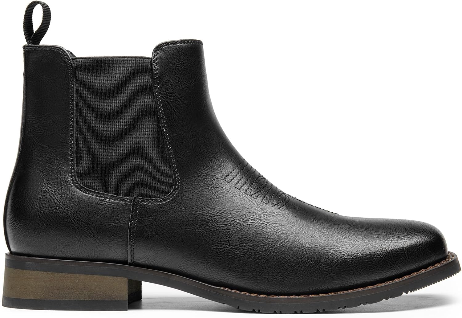 Bruno Marc мужские ковбойские ботинки Chelsea Ankle Western классические удобные и модные ботинки