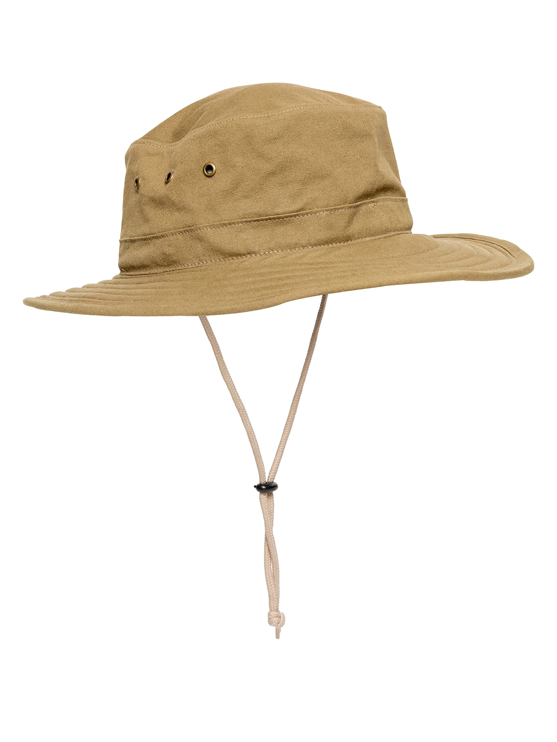 Insect Shield Unisex Brim Hat for Protection from Bugs and Insects, 100% Cotton Canvas with Adjustable Straps, One Size