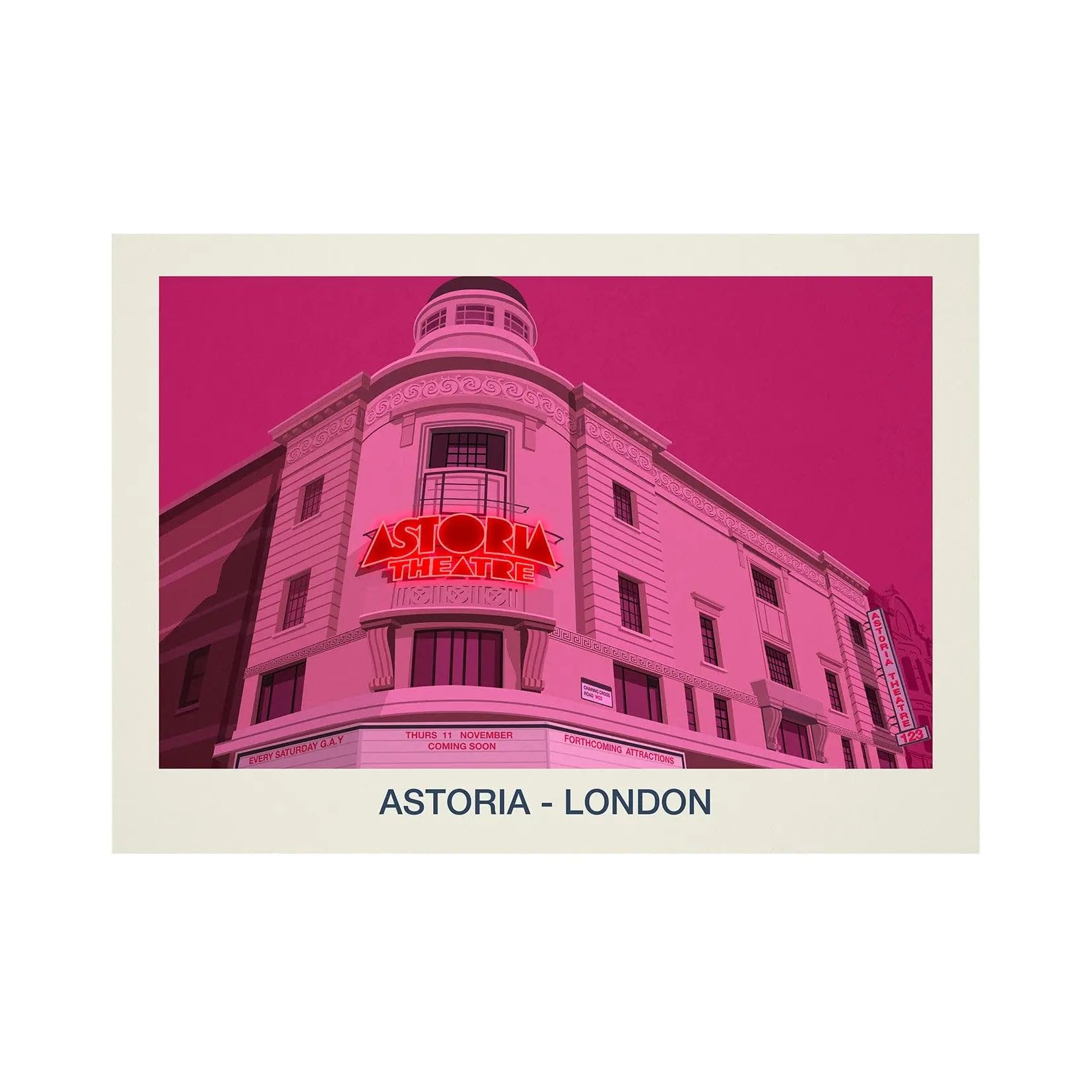 ASTORIA NIGHTCLUB POSTER (A3) 29.7cm x 42cm