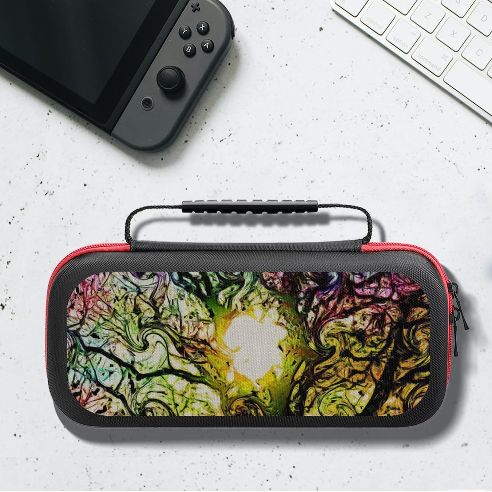 Amazon.co.jp: Switchケース ニンテンドースイッチケース 幻覚 木