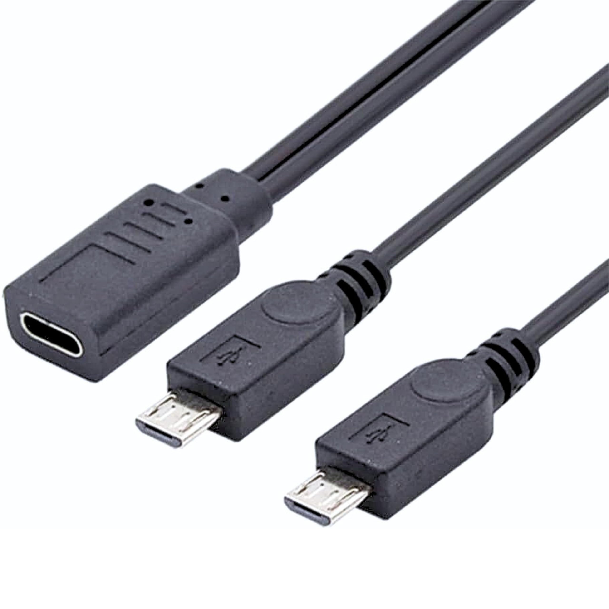 iFlash Dual Micro USB Splitter cavo di ricarica – Alimenta fino