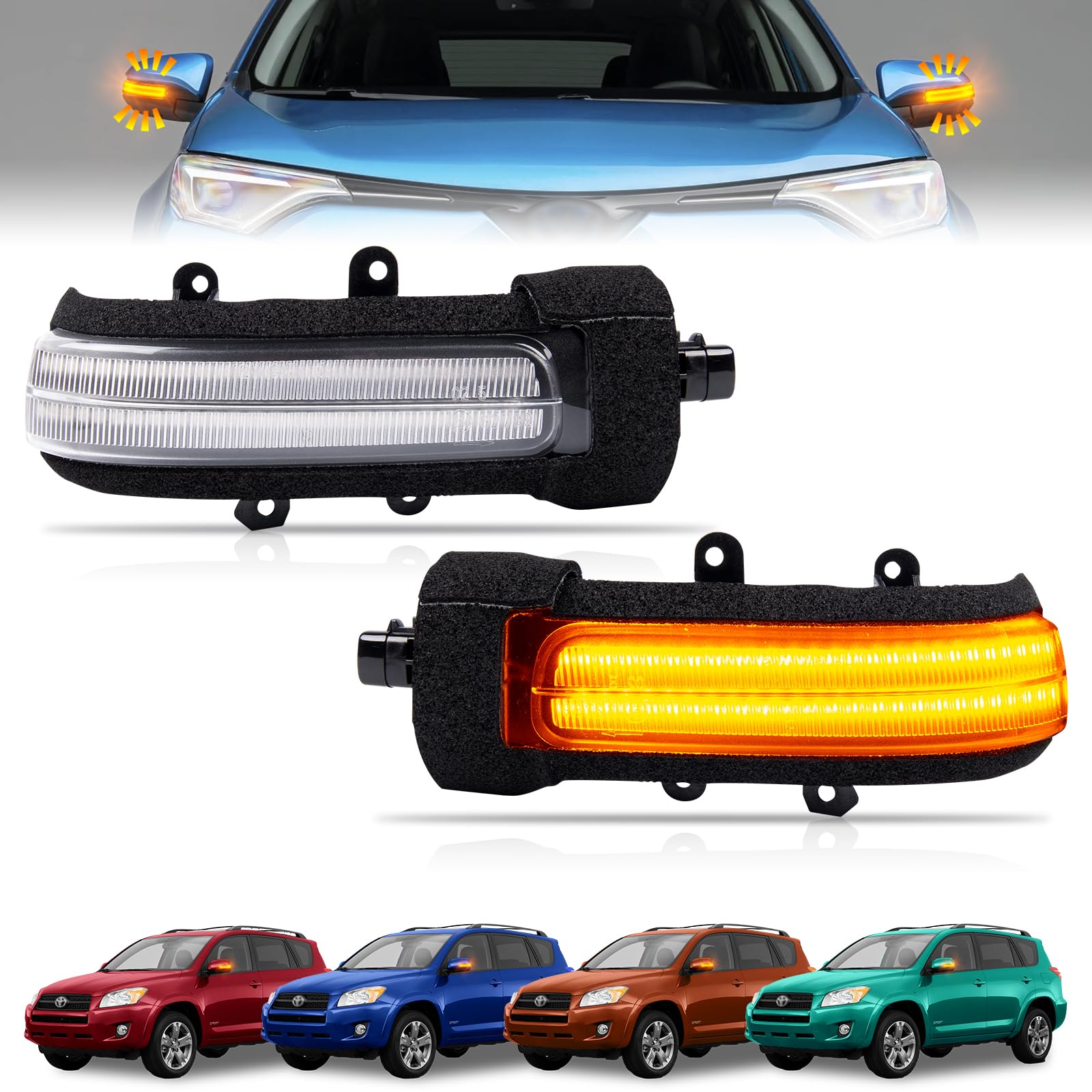NEIFILES LED ドアミラー ウインカー Amazon | NEIFILES アルファード/ベルファイア 20系 前期/後期