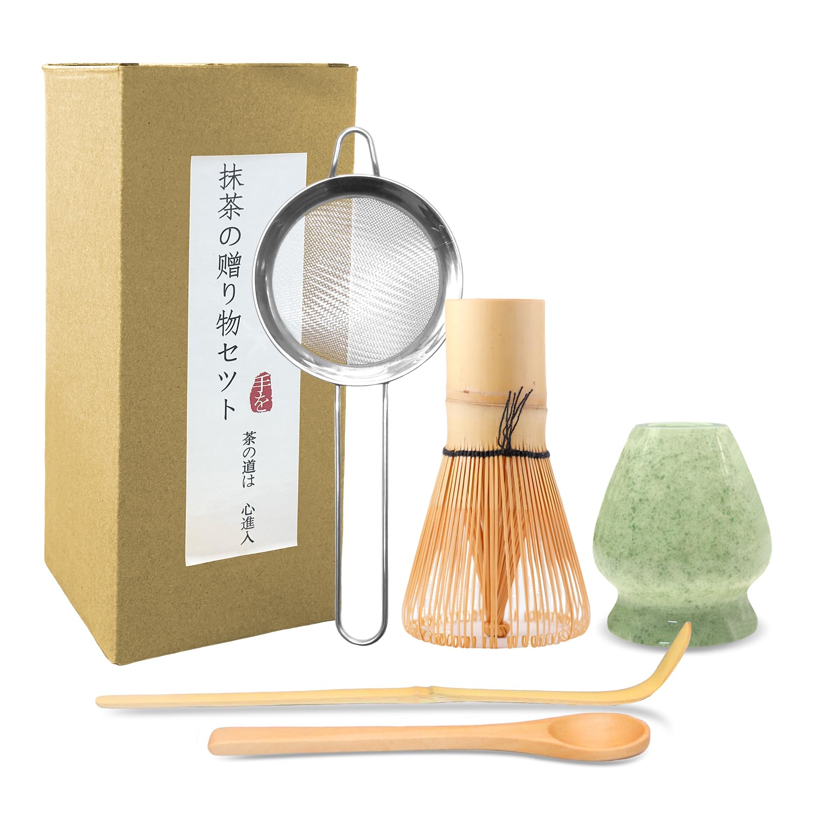 Bol chawan et fouet à matcha set de 5 accessoires pour votre pause bien-être matinale