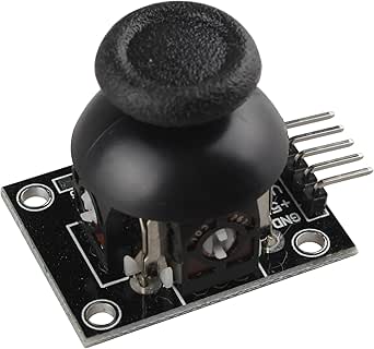 HALJIA Joystick PS2, module biaxial Compatible avec système robotique Arduino, Raspberry Pi, AVR et PIC