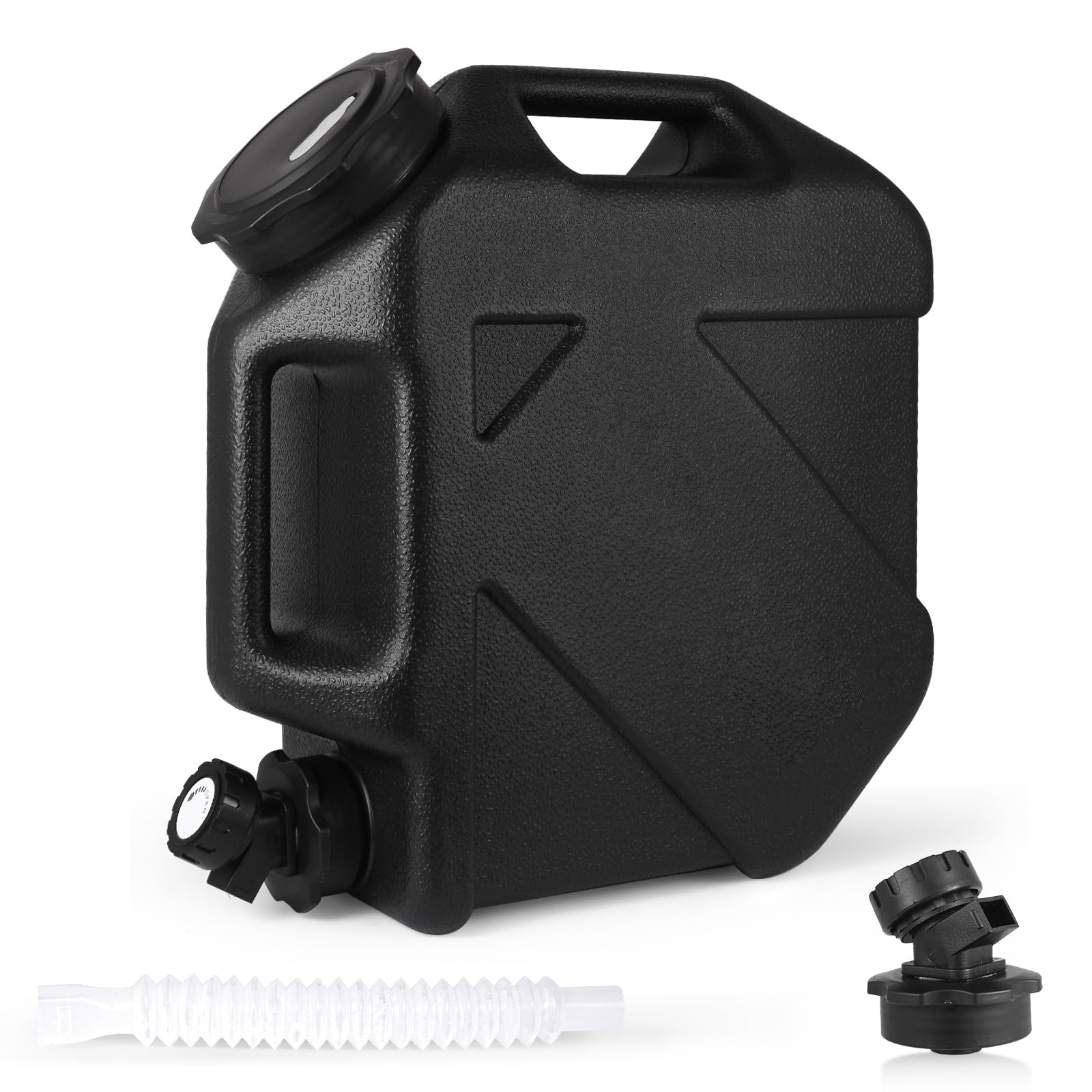 AiDiAiLa 2.6 Gallon Water Bottle Camping Water ContainerPortable Water Storage TankSolution for Camping, Car, Outdoor Hiking and PicnicEmergency WaterBPA-FreeWith Faucet for Easy Access