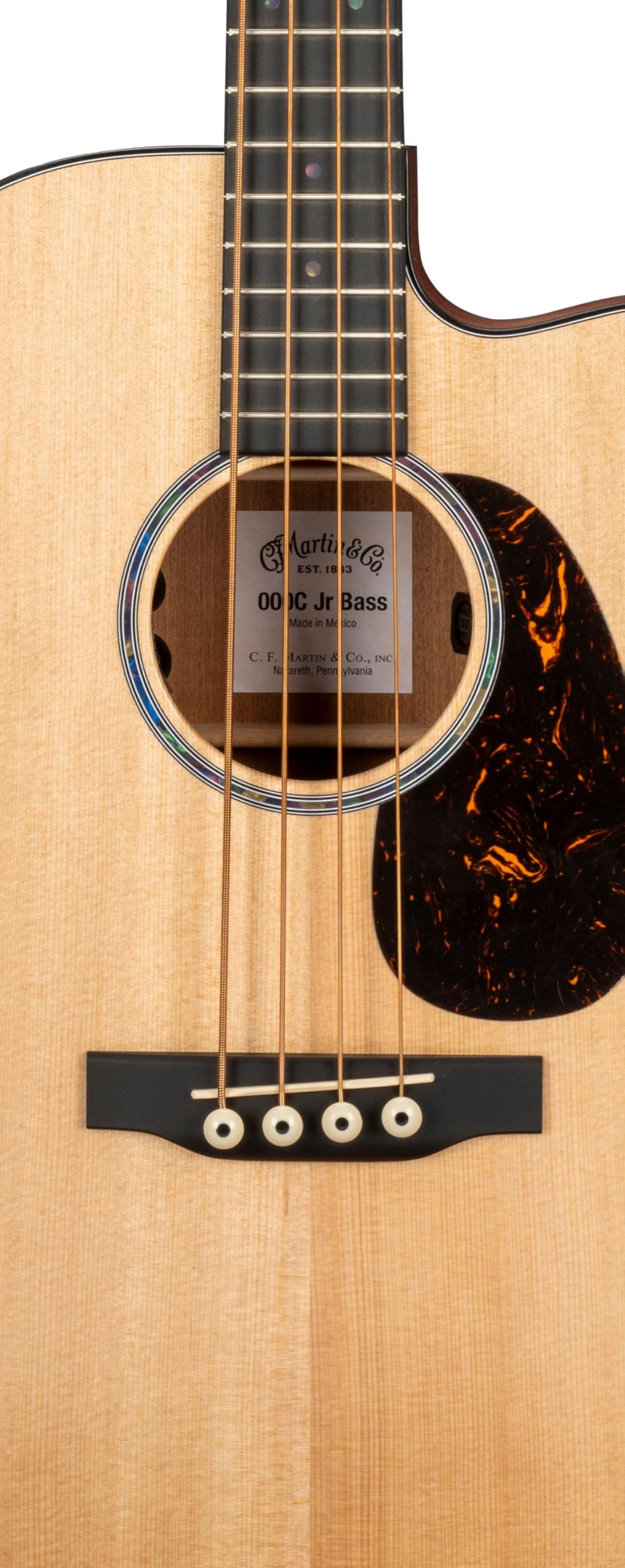 Amazon.com: Martin 000C Jr E Bass (Spruce, Right) : Musical