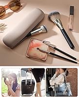 Vista 37 de FERYES Soporte para brochas de maquillaje de viaje, Negro -, Chico, Simplicidad