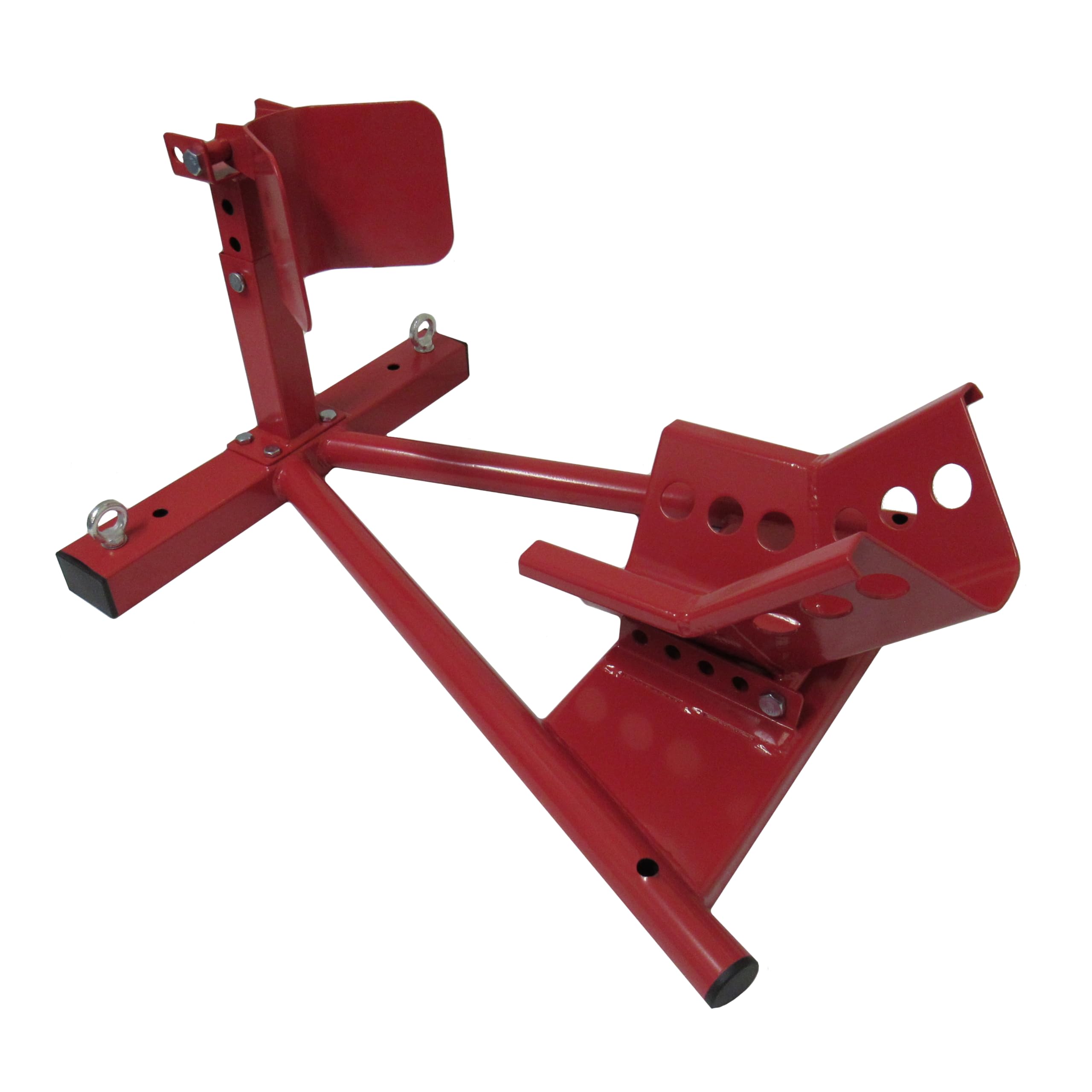 Motorcycle Front Wheel Chock Stand for 15" - 21" Wheels (Motorbike Trailer Support)