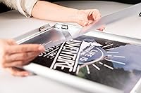 Vista 6 de BNV Marco de aluminio para póster de carga frontal / certificado de imagen, blanco, 8.5 x 11 pulgadas, perfil de 1 pulgada, montaje en pared, modo