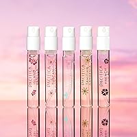 Vista 11 de Pacifica Beauty, Wanderlust - Juego de prueba de perfume en aerosol, vainilla isla, 5 aromas, juego de regalo de muestra de fragancia, aceites