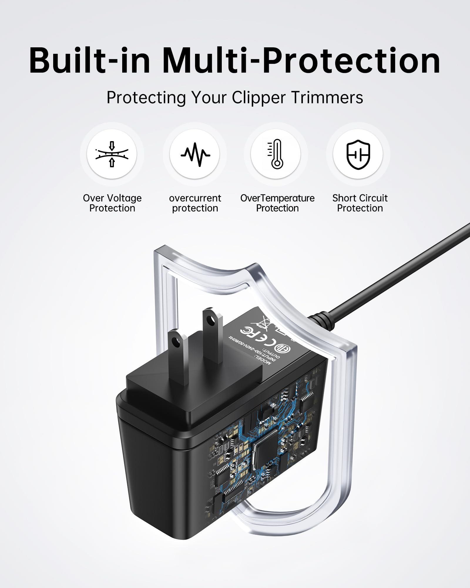Amazon.com: VHBW Charger Cord for Philips Norelco MG3740 & QP2520