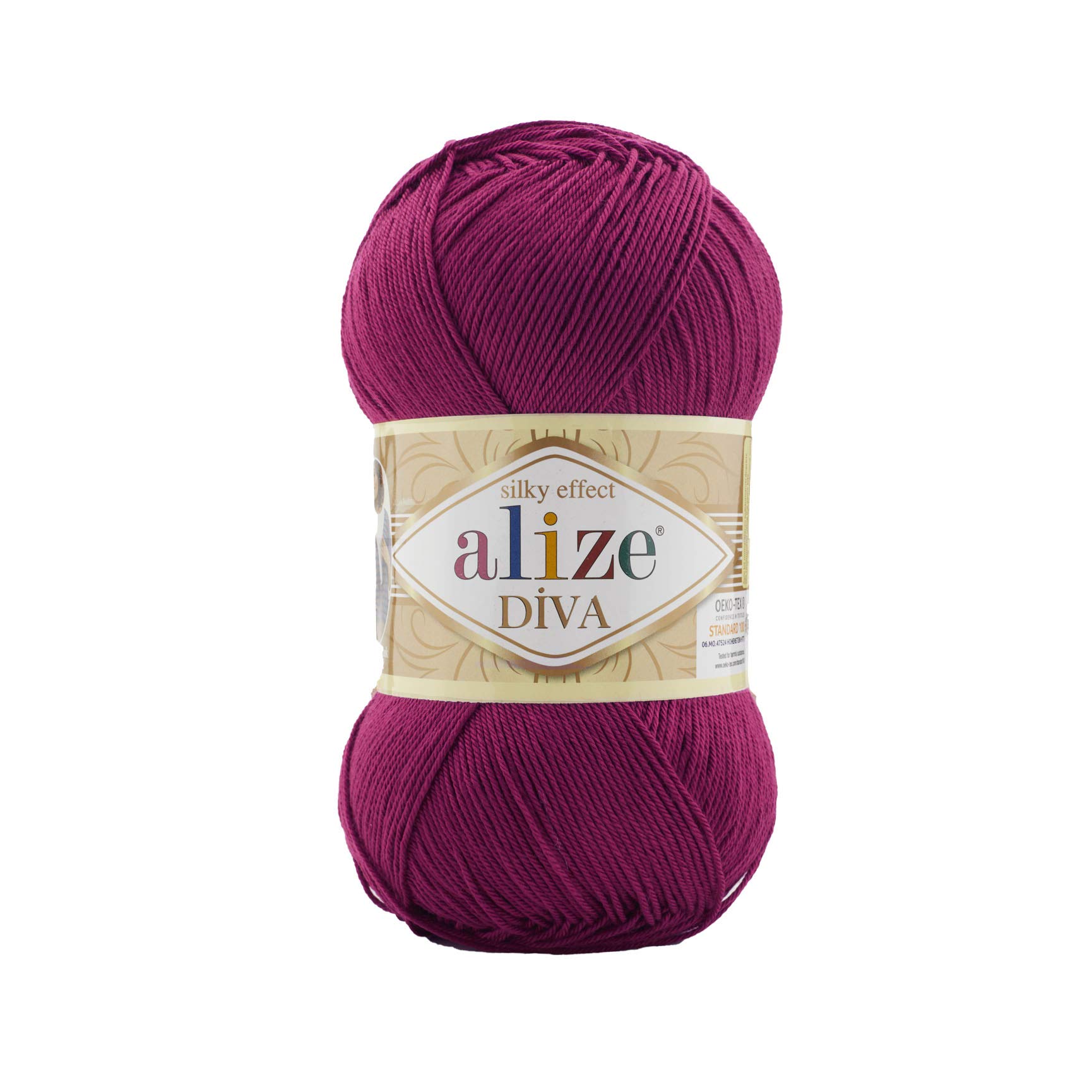 AlizeDiva Silky Effect Hand Knitting Yarn 1PC (Color Pasque Flower no. 326)