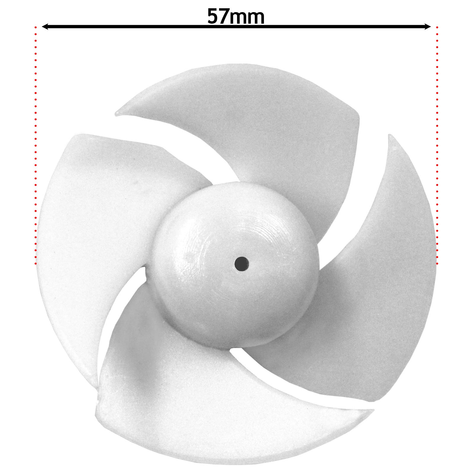 Universale Plastica A Pressione Ventola Lama Elica 4 X 8.6cm X 0.5cm Cw - Foto 9