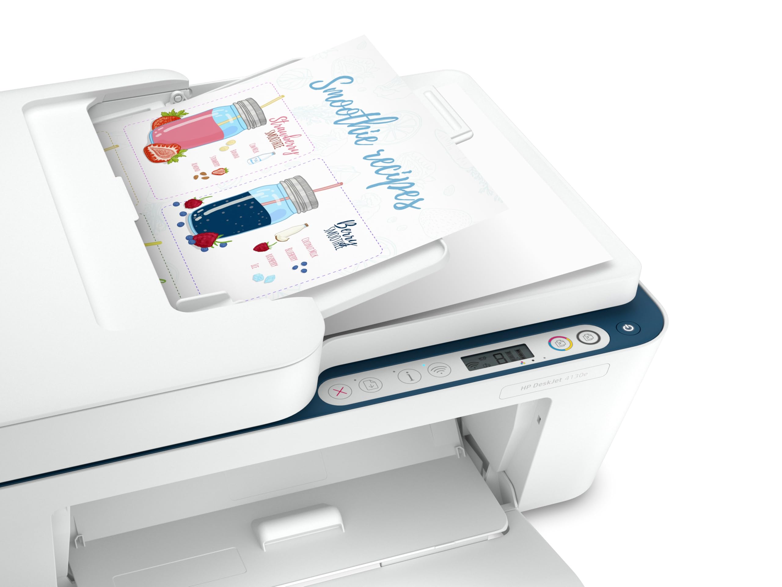 HP Deskjet 4130e Imprimante tout-en-un Jet d'encre couleur Copie Scan - 6 mois d'Instant ink inclus avec HP+