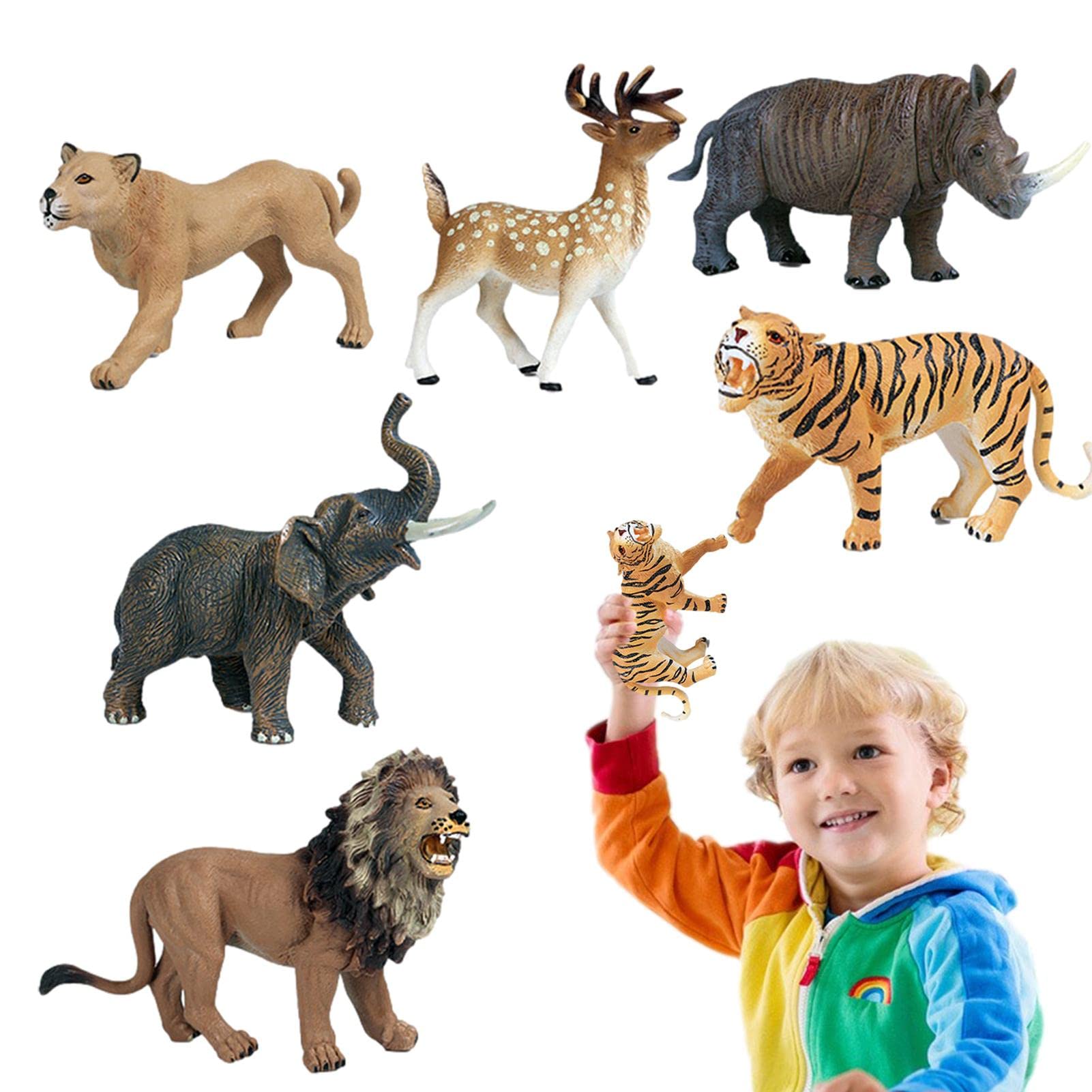 Amazon.co.jp: リアルな動物プレイセット - 農場の動物のフィギュア