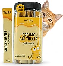 Wolf Belly - Cat Treats | Healthy Chicken Snacks | Delicious High Protein Treats | Creamy Texture - Made in Europe