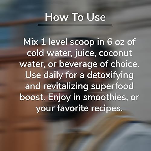 Miniatura 5 de Superalimento orgánico en polvo y súper rojos con Camu Camu, clorella, espirulina, polvo de moringa para apoyo inmunológico y salud intestinal