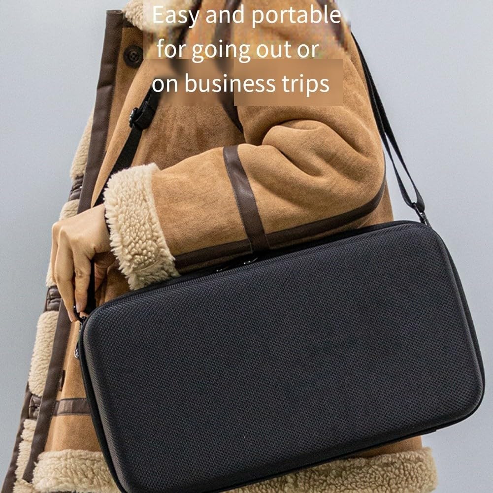 Custodia antiurto in EVA per HP per officejet 250, custodia rigida portatile con ampio spazio per accessori, protezione da viaggio nera 38 x 20 x 13 cm