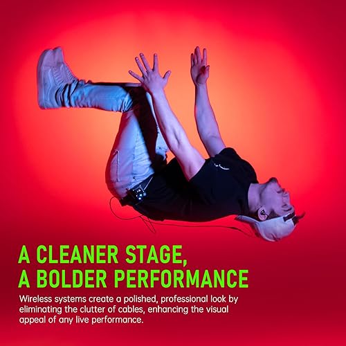 Miniatura 3 de Xvive U4R2 Sistema de monitor inalámbrico intrauditivo transmisor y 2 receptores personales IEM para estudio, ensayo de banda, actuación en vivo