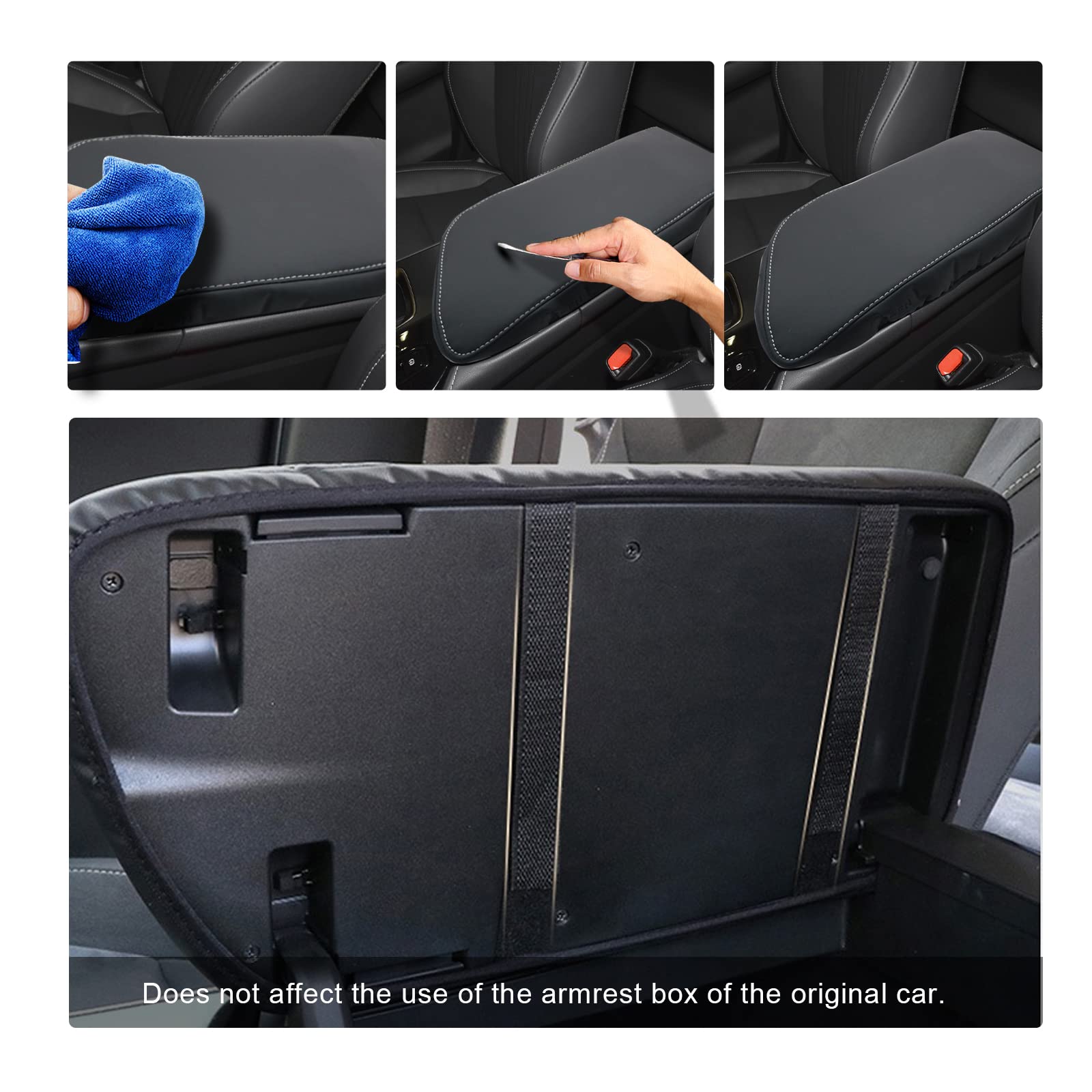 Housse Accoudoir Central Cuir Lexus NX MK2 2022+ - Protection Anti-Rayures Élégante