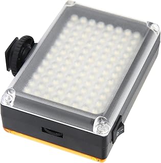 Portable LED Fill Light - High Brightness Photography Video Fill Lamp - Hot Shoe Base - 96pcs Lamp Chips Fill Light - for News Recording Interviews, Weddings