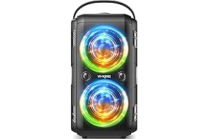 W-KING Bluetooth Speaker, Giant 180W PEAK Big Boombox for Outdoor Party, IPX5...