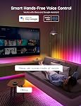 Govee RGBIC Pro LED Lumières à bande, 16.4ft Changement de couleur Smart LED Strips, fonctionne avec Alexa et Google, segmenté DIY, Synchronisation de la musique, WiFi et le contrôle de l'application, LED Lumières pour la chambre à coucher, Décor maison