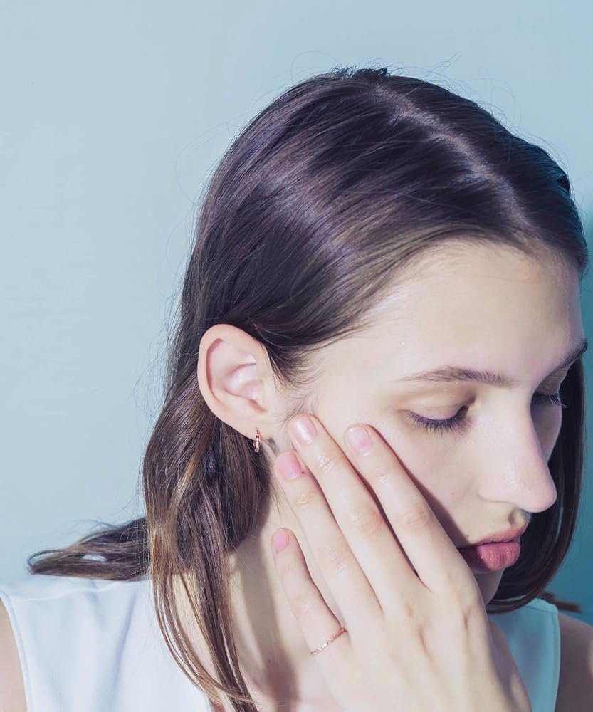 Amazon | (エテ) ete フープピアス 872058-059-060 FREE ピンク