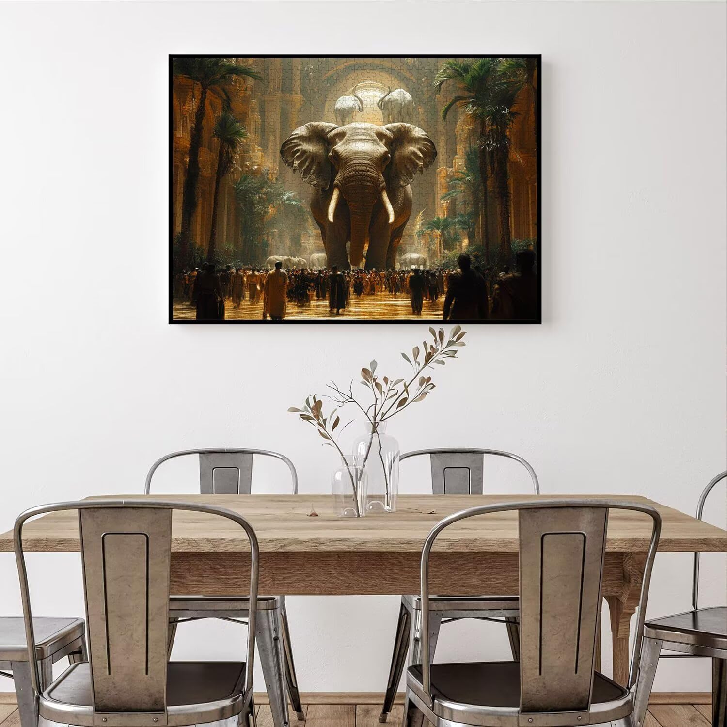 Puzzle 6000 Pezzi Elefanti Puzzle Classici per Gioco Familiare, n-89 | Impossibile Puzzles, Intrattenimento Creativo, Rilassamento Intelligence, Regalo per Amore e Amico, Decorazioni Casa, Animali