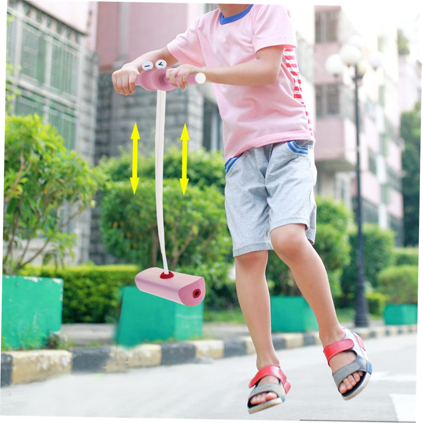 Gogogmee 1Pc Stick for Bouncing Jumper for Outdoor Fun Promotes Balance Coordination Nbr Material Encourages Active Play for Ages