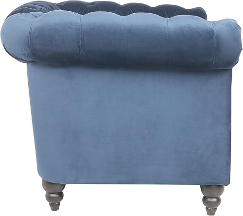 Miniatura 104 de Sofá Chesterfield de terciopelo, sofá tapizado clásico capitoné, moderno de 3 plazas, muebles largos con respaldo copetudo para sala de estar y