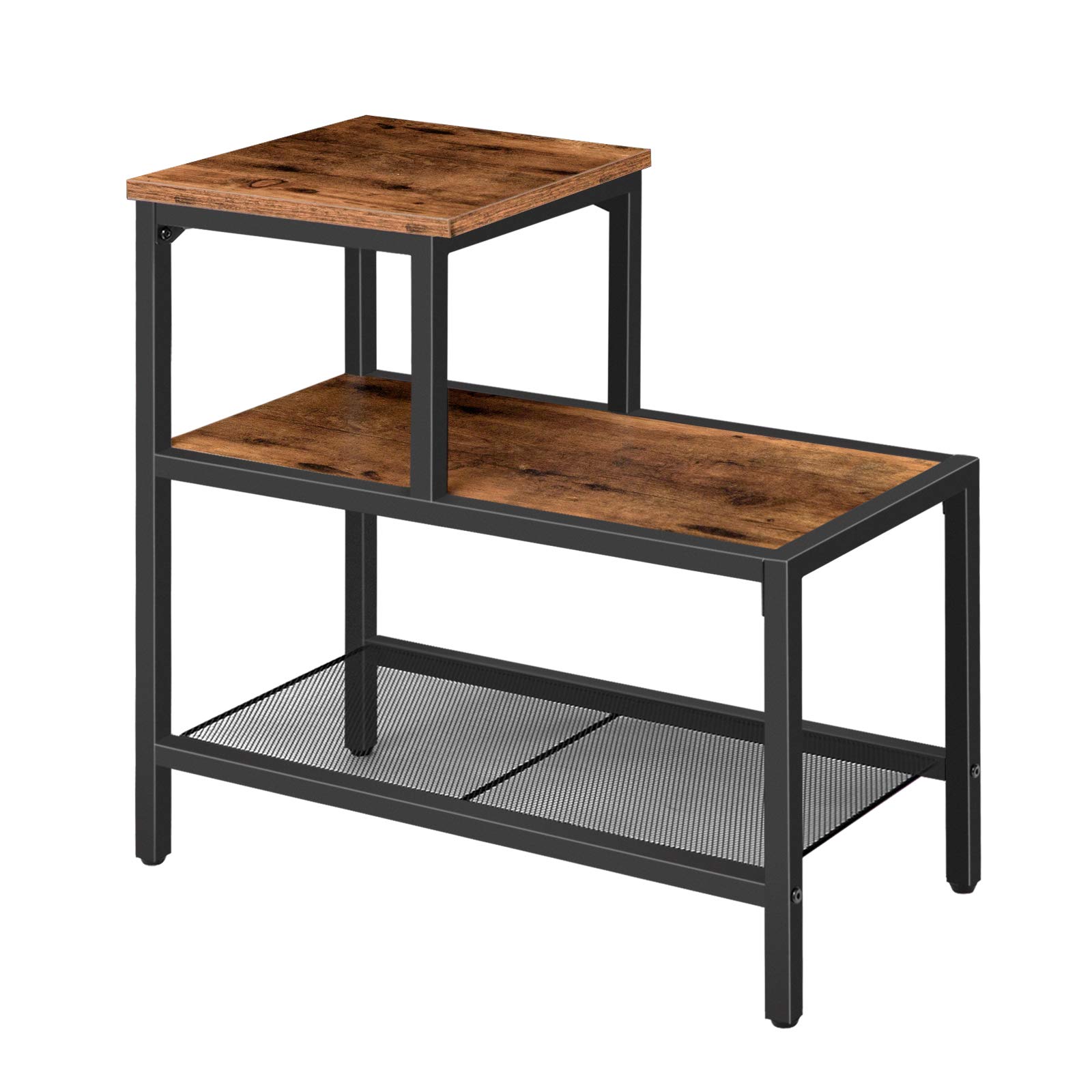 Photo 1 of **NEW** HOOBRO Side Table, 3-Tier Narrow Nightstand with Accent Decorative Ladder Shelf,